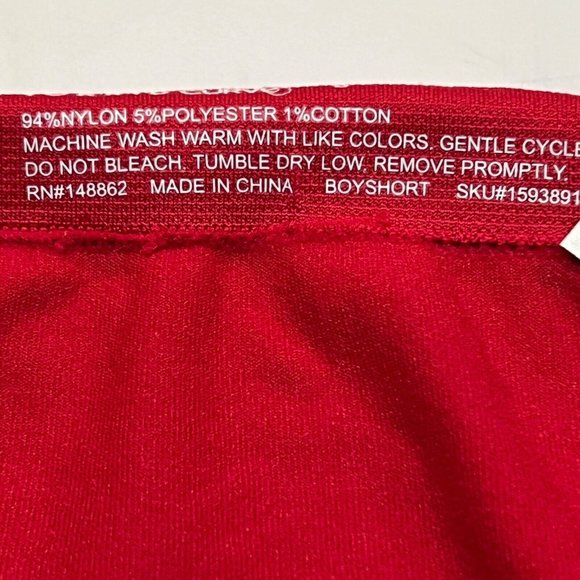 NWT TORRID Boyshort Pantie Sz 0X Red Holiday - Picture 3 of 4